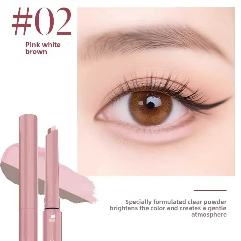 Dual-Tone Under-Eye Matte Highlighting Shadow Pencil Nude Beige Brown Brightening Cream Lying Silkworm Eyeliner Sal Pen