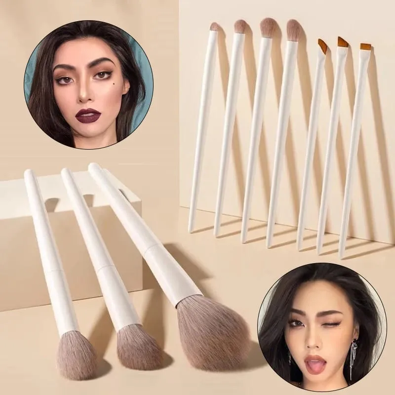 5-12PCS Professional Makeup Brushes Tool Set Eyeshadow Liner Contour Foundation Blend Brush Women Facial Beauty Cosmetics Tools