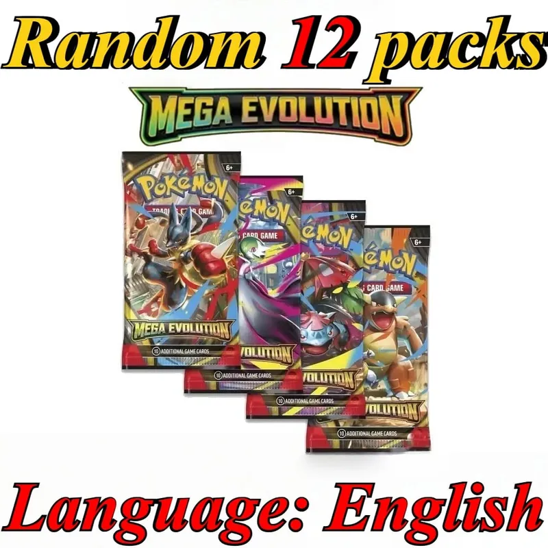10 Pokémon Card Packs Bright Stars 151 Prismatic Evolutions PALDEAN FATES English Reinforcement Battle Transaction Card Gift