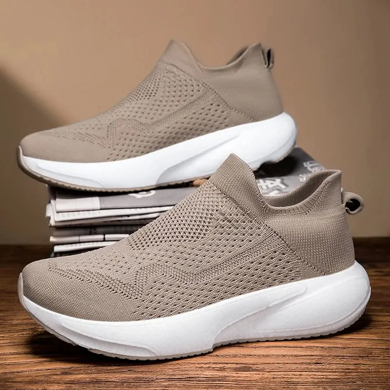 Men Running Shoes Walking Shoes Sock Shoes Men Sneakers Slip On Loafers Sport Shoes Men Sneakers Casual Shoes Couple Shoes — image 7
