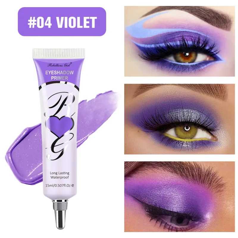 6 Colors Matte Eyeshadow Primer – Crease-Proof Oil-Control Eye Base Long-Lasting Smudge-Resistant Color-Correcting Primer — image 11