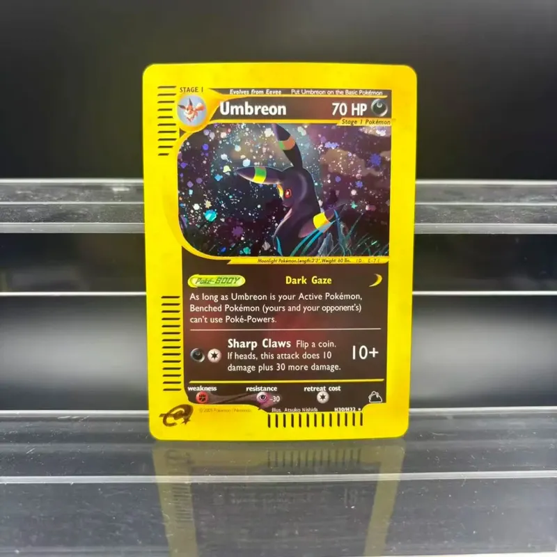 DIY Collection Cards Torchic Umbreon EN Self Made Single Card Classic Game Anime Card Gift Toy