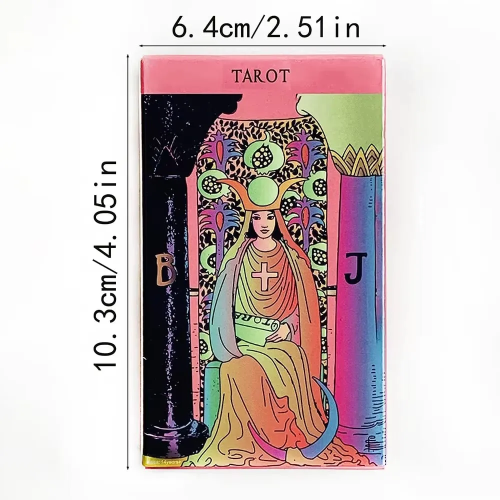 Pink A.E. Classic Tarot Cards Deck Rider Waite Smith Style Divination Fortune Telling Oracle Cards 78 Cards English Ver.