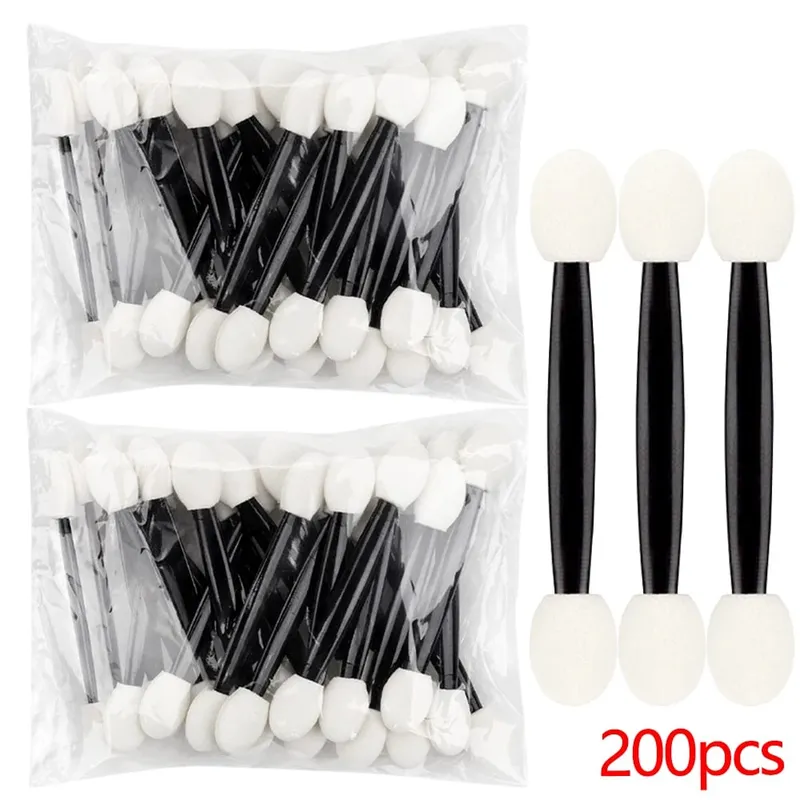 50/200pcs Eyeshadow Applicators Dual Sides Eye Shadow Brush Makeup Sponge Brushes For Girls Cosmetic Tool Beauty Applicators — image 10