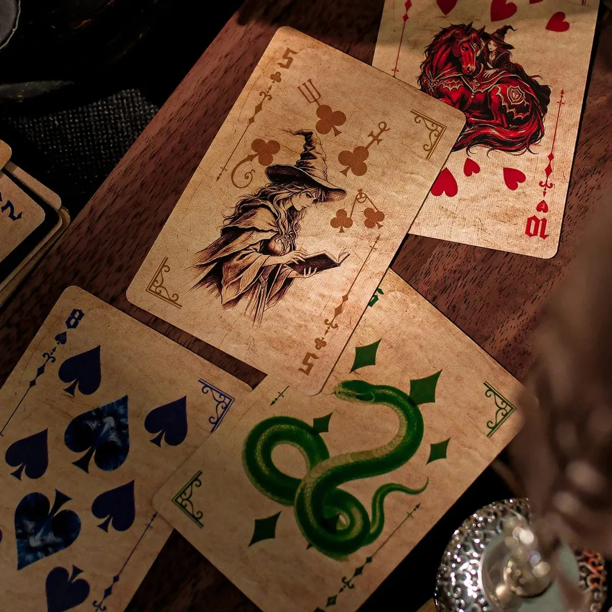 Mystery Whisper Playing Cards–Vintage Design Poker Card Set Party Game for Adults Team Building Family Game Night Unique Gift