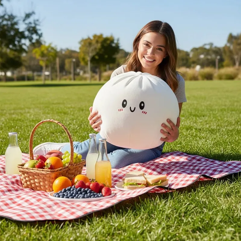 Large Steamed Bun Squeeze Toy Big Squish