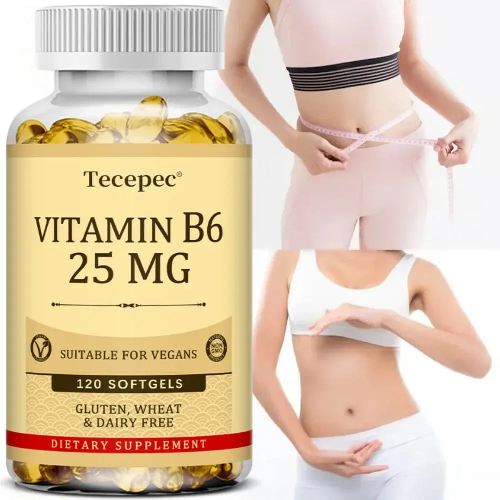 Vitamin B6 - Improves Metabolism Skin Health Antioxidant for Cardiovascular Neurological Immune and Eye Health — image 1