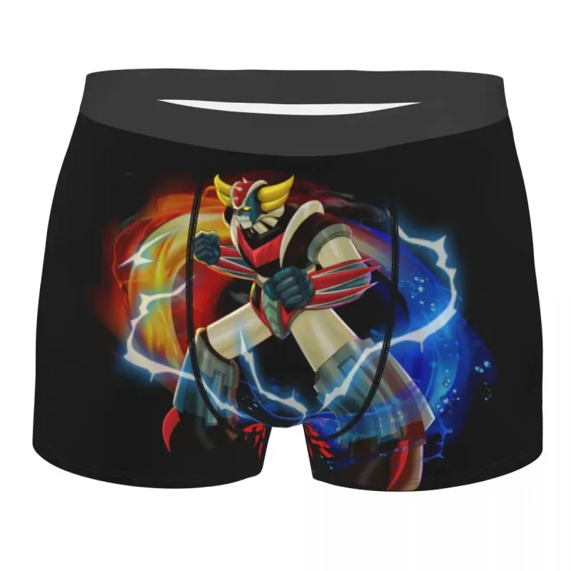 Custom Novelty Goldorak Ufo Robot Grendizer Boxers Shorts Panties Male Underpants Breathbale Briefs Underwear