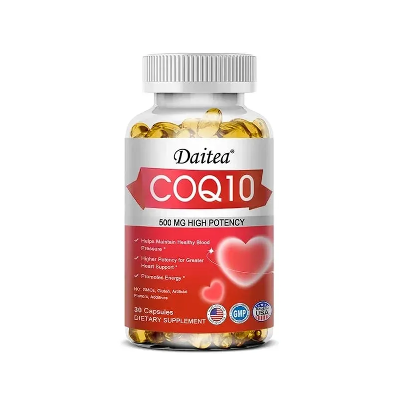 CoQ10 500 mg Softgels - Ultra High Absorption CoQ10 Supplement - Antioxidant Supplement for Vascular and Heart Health