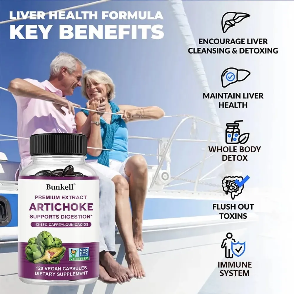 Artichoke Extract - Natural Cleansing and Detoxifying Supplement for Liver Support Immune Support and Skin Health — image 5