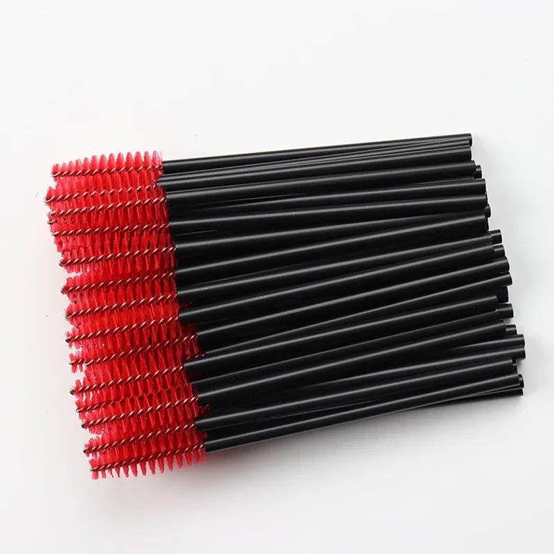 100pc Disposable Eyelash Brush Hollow Eyebrow Comb Lash Extension Makeup Brushes Mascara Stick Applicator Microbrush Beauty Tool — image 18