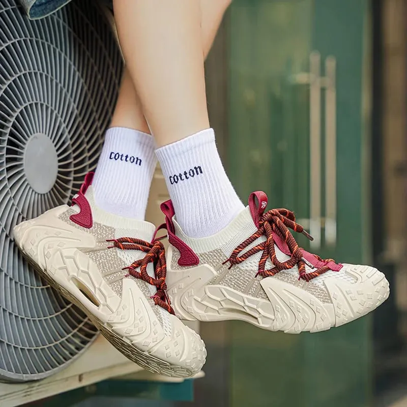 Perforated Vent Mesh Mens Light Summer Sneakers Soft Foam Anti Abrasion Flexible Outsole Outdoor Daily Shoes — image 6