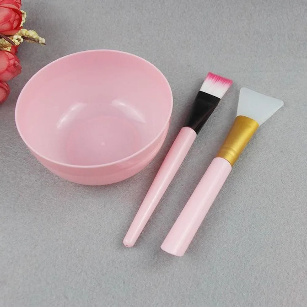Arcmaszk keverőtál szett DIY arcmaszk keverőeszköz szilikon maszkos tálka sminkecsetek spatula szépség bőrápolás szépség egészség — image 3