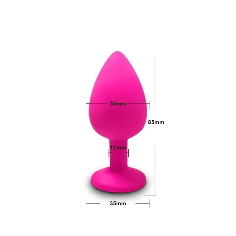 Soft Silicone Anal Butt Plug Unisex Sex Toys Men Prostate Massager Adult Gay Ass Stuffed Anal Trainer Massager for Couples — image 7