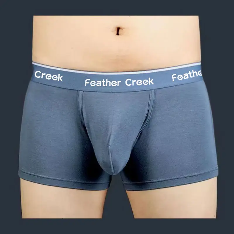 Mens Everyday Large Pouch Underwear U Convex Bulge Enhancing Durable Seamless Cotton Briefs Breathable Low Rise Boxer Shorts Fit — image 2