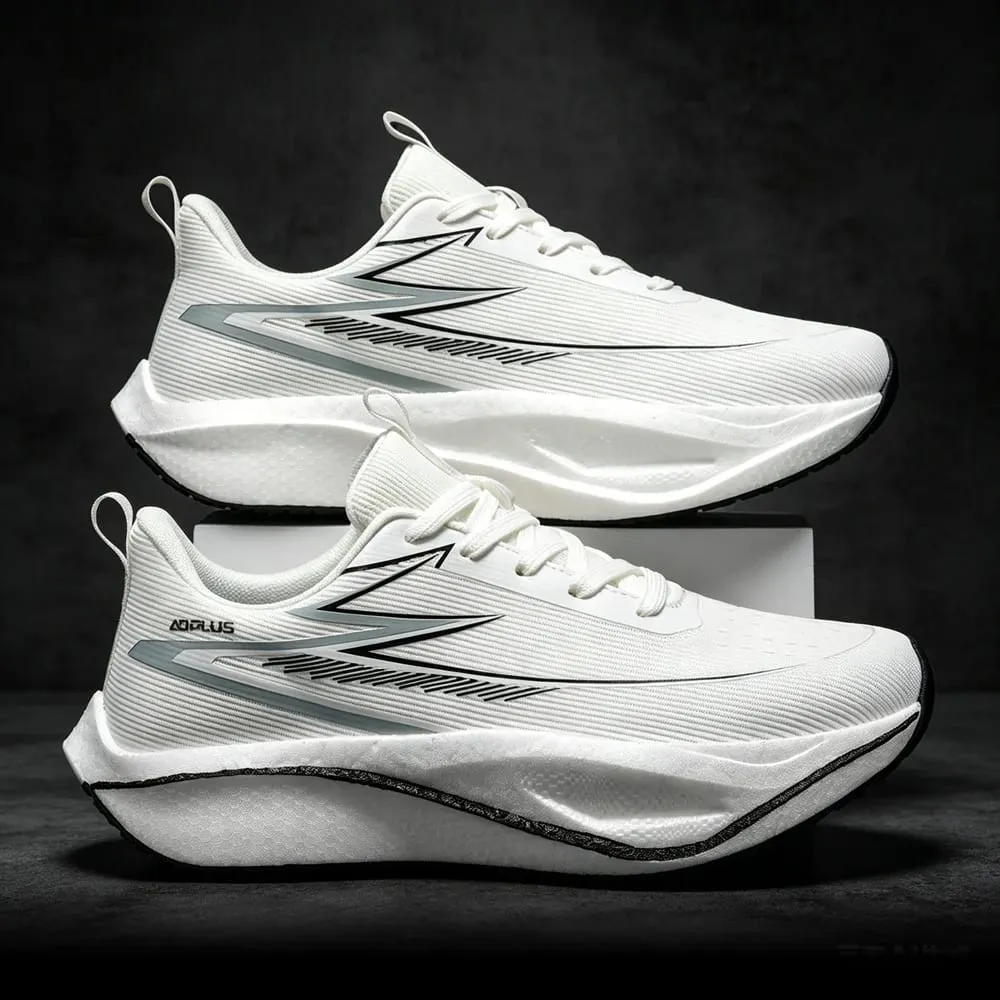 Men Sports Speciality Running Shoes Carbon Board Breathable Lightweight Women's Comfortable Athletic Nonskid Marathon Sneakers