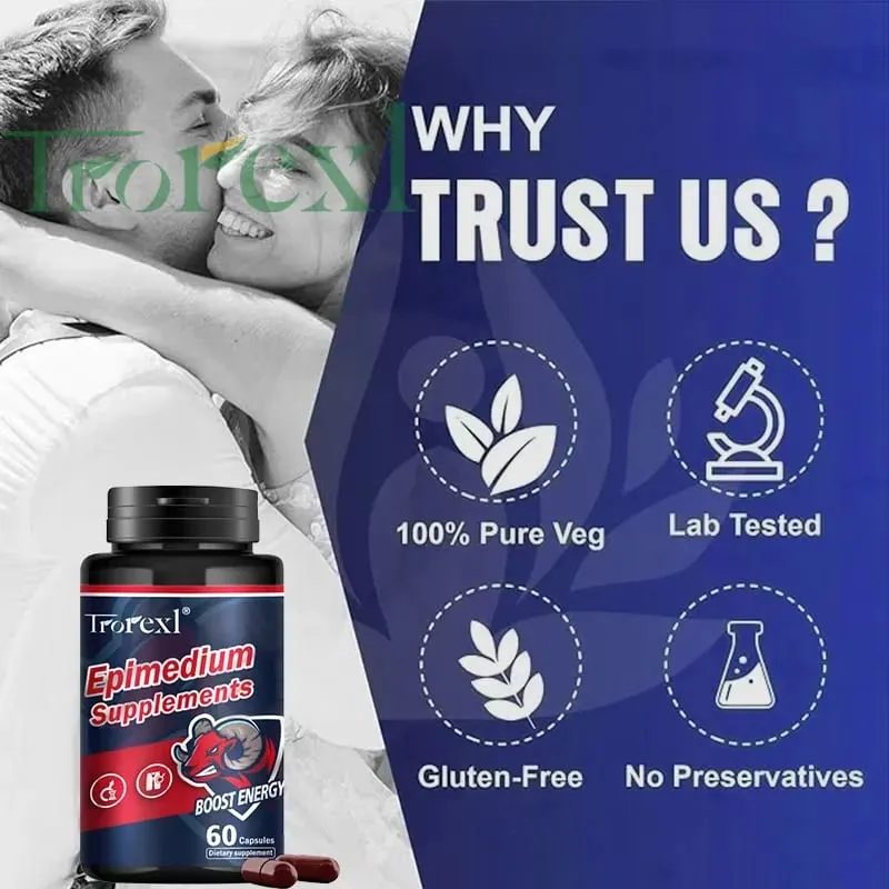 Men Tumescence Endurance and Energy Power Supplement Eleuthero Root Wolfberry Epimedium complex — image 3