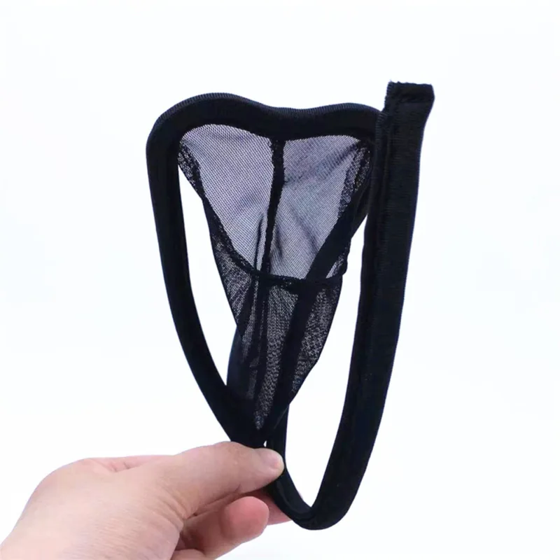 Comfy Fashion Mens Brief C-String Solid Thong Underpants Underwear Bikini Briefs Bulge Pouch Comfortable Lingerie