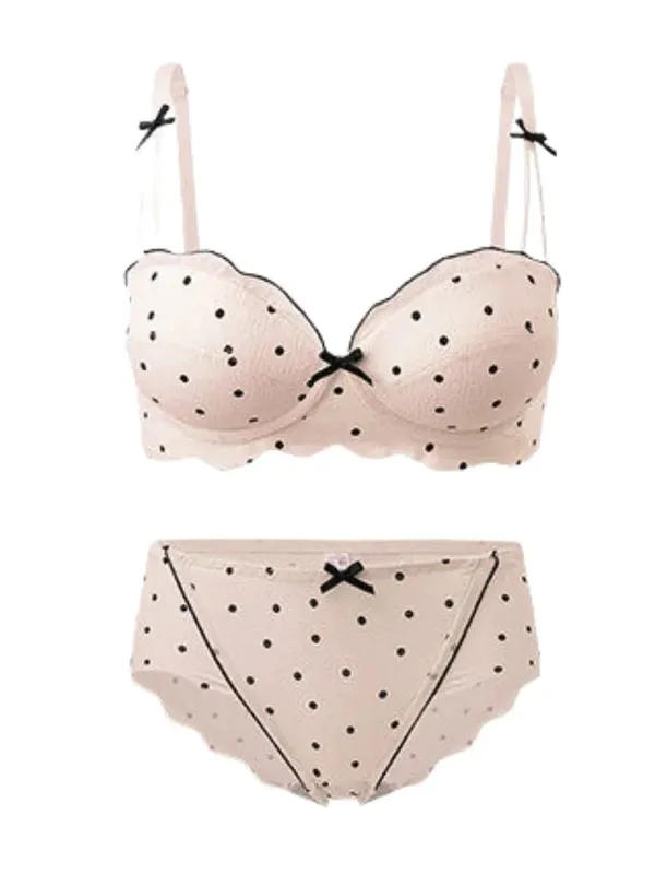 Hot Sale Japanese Style Wireless Bra for Women Sexy Slim Pure Design Push Up Lift Small Bust Comfortable Everyday Lingerie Set