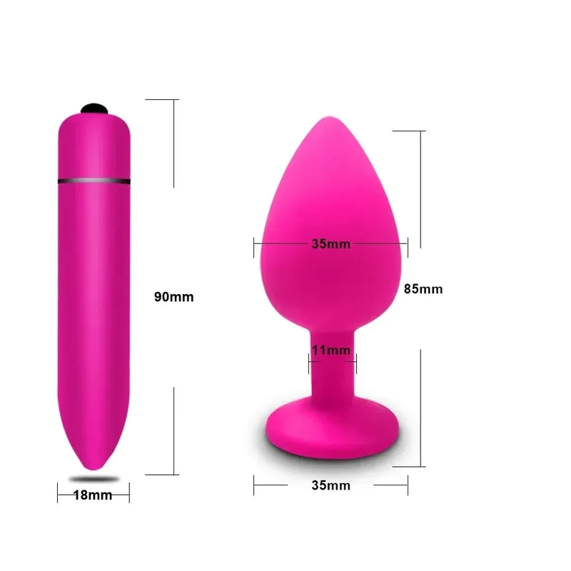 Soft Silicone Anal Butt Plug Unisex Sex Toys Men Prostate Massager Adult Gay Ass Stuffed Anal Trainer Massager for Couples — image 10