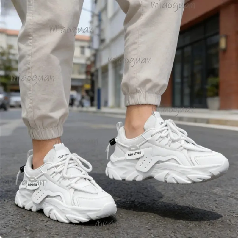 Men's Breathable Thick Soled Casual Sneakers Outdoor Running Footwears Four SeasonsTennis Male Soft Soles Comfort Footwears — image 5