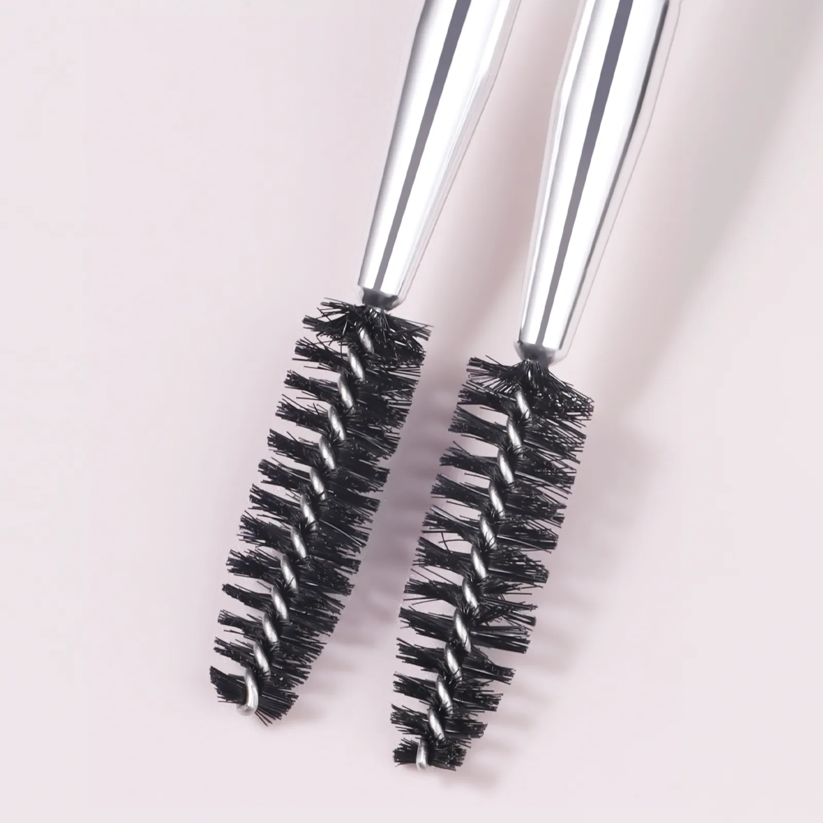 Dual Head Eyebrow Makeup Brushes 4Pcs Spoolie Lash Brush Angled Brow Fill Brush Professional Eye Cosmetic Tools