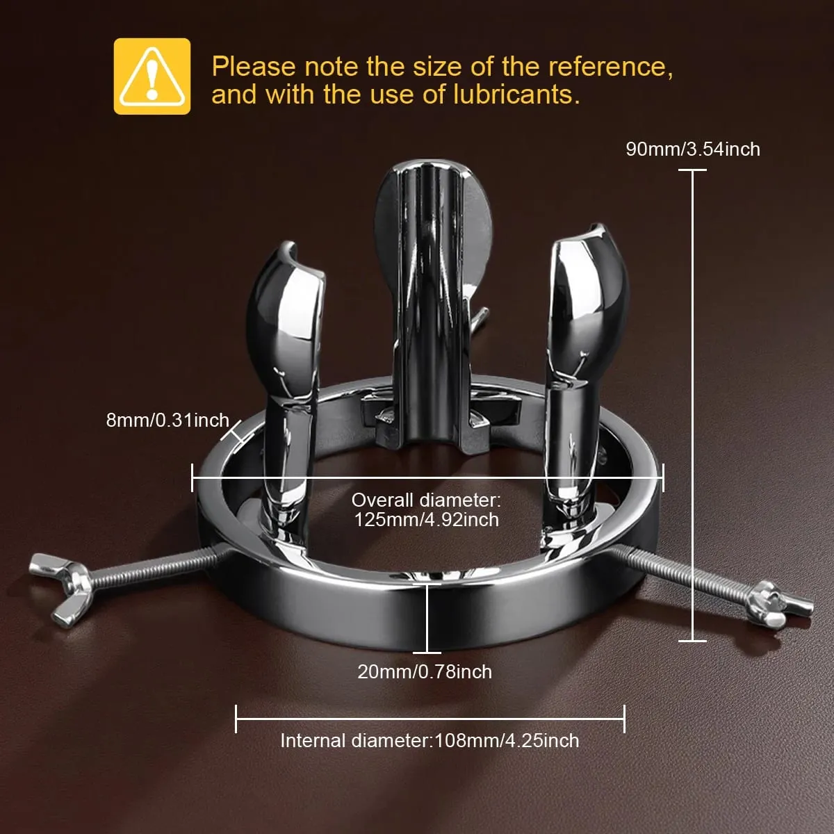 Metal Huge Dilatador Anal Plug Expander Vaginal Dilator Anus Speculum Hollow Butt Plugs Adult Toys Sex Tool For Women Men — image 2