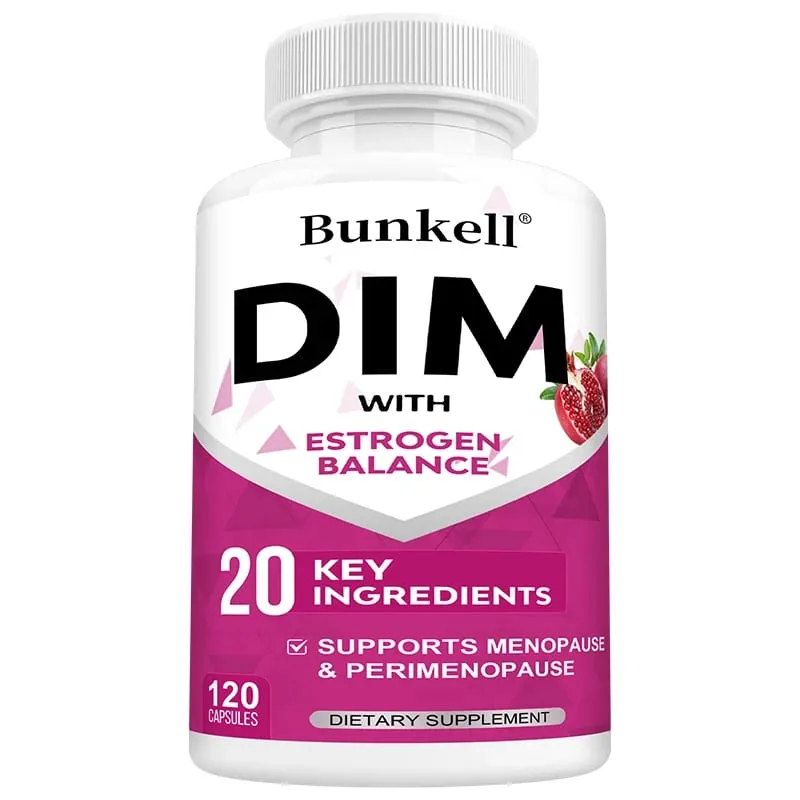 DIM Supplement 150mg Capsules with Black Pepper Extract Natural Plant Nourishment for Daily Body Wellness Balance for Women — image 8