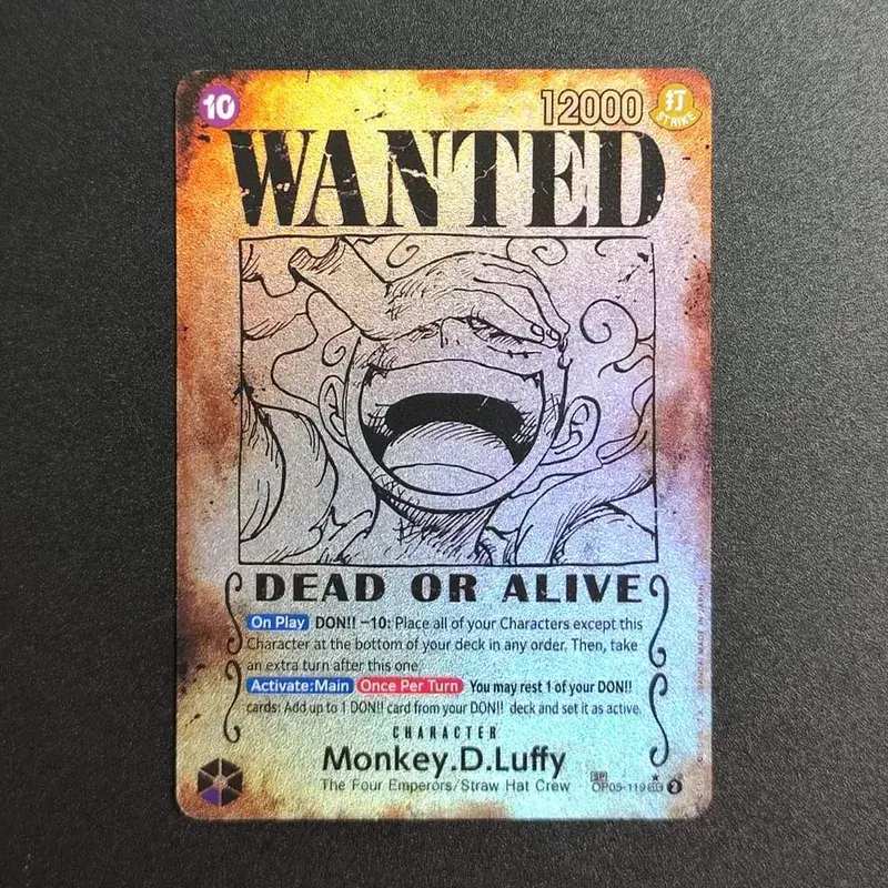 Proxy ONE PIECE CARD Luffy Shanks ACE Roger Teach Kaido Character Card Wanted Alternate Art English Collection Anime Cards — image 7