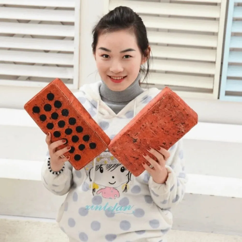 New Simulation Brick Pillow Funny Soft Sponge Throw Pillow Nap Pillow Sofa Ornament