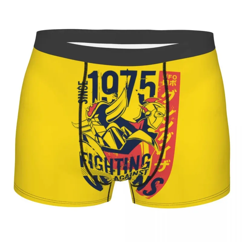 Custom Novelty Goldorak Ufo Robot Grendizer Boxers Shorts Panties Male Underpants Breathbale Briefs Underwear