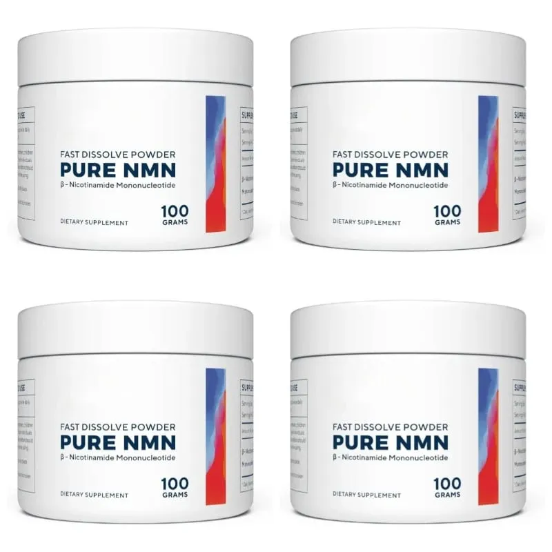 NMN (Nicotinamide Mononucleotide) Powder 100g 500mg Per High Purity Serving Fast Dissolve Vegan Daily Energy & Wellness