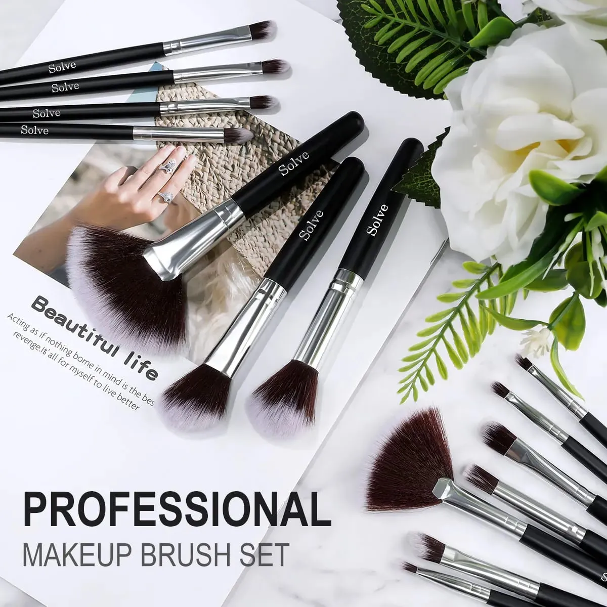 32Pc Makeup Brush Set Cosmetic Tools for Powder Eye Shadow Foundation Blush Blending Beauty Makeup Brush Kit for Makeup Starters