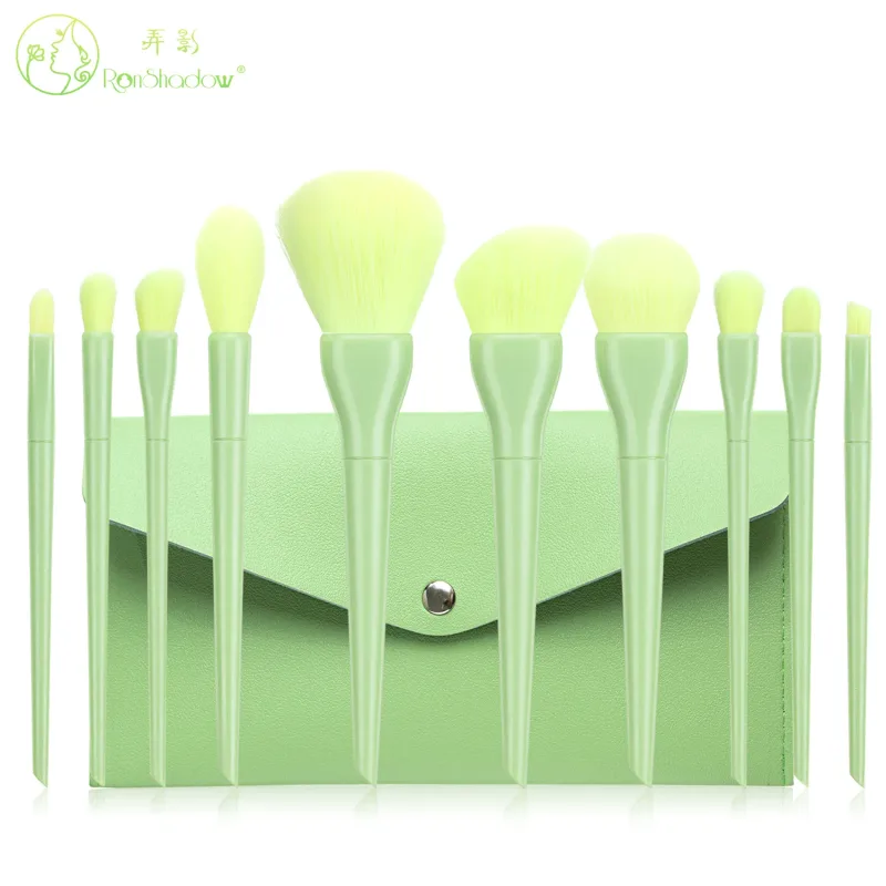 1Pcs Makeup Brush Set with Storage Bag Soft Synthetic Brushes for Foundation Powder Eyeshadow Blush Full Face Daily Travel Makeu