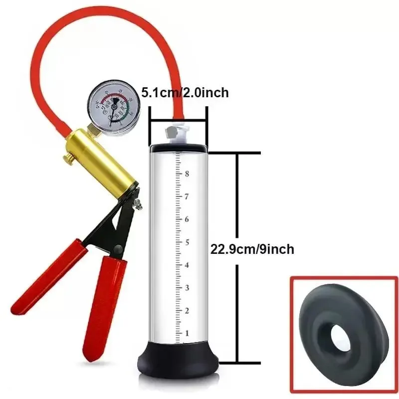Electric Penis Vacuum Pump with Digital Display Male Enlargement Extender Trainer Rechargeable Adult Masturbation Sex Toy — image 22