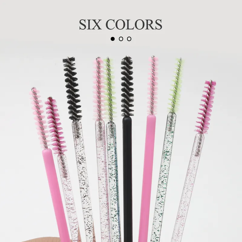 50/100pcs Disposable Mascara Wands Eyelash Spoolies Brushes Micro Lash Extension Tool Makeup Beauty Cosmetic Supply