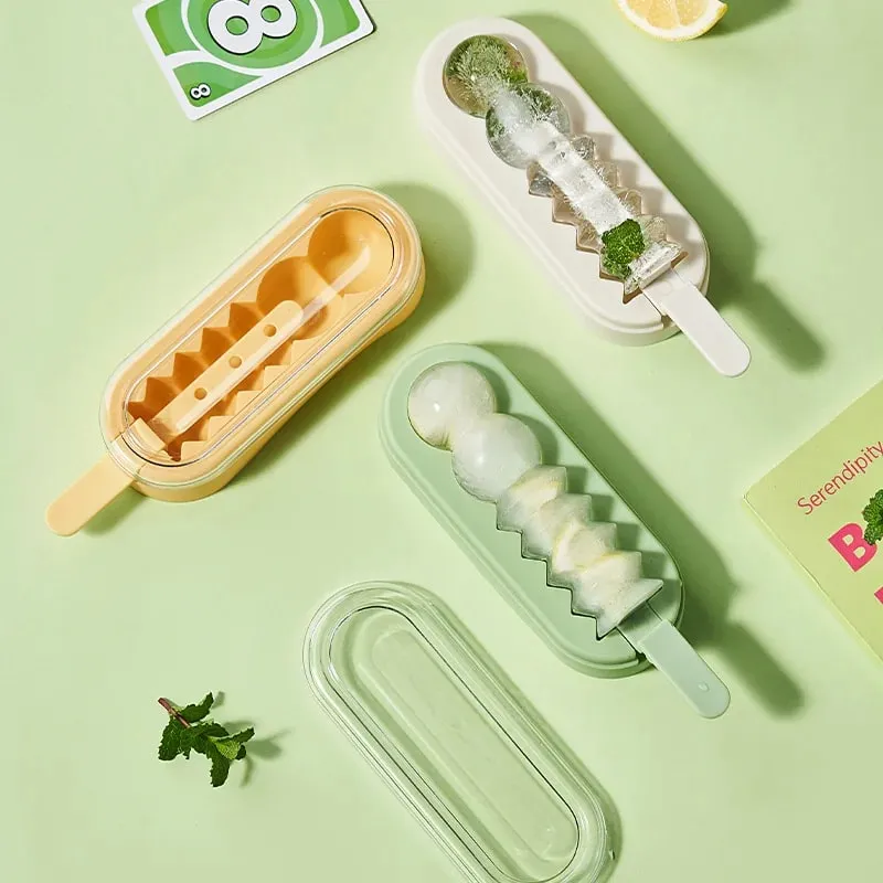 Creative Tomatoes on Sticks Ice Cream Mold Food Grade Household Ice Lolly Silicone Mold — image 5