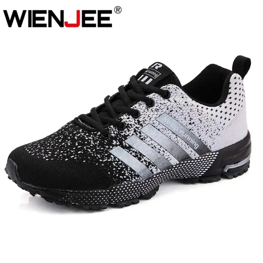 New Men's Sneakers Mesh Surface Spring Summer Breathable Casual Sports Shoes Flat Vulcanized Couple Running Big Size — image 5