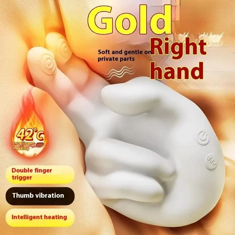 Hand Massager Wholesale Realistic Finger Flapping Clitoral Stimulator Flexible Hands Vibrator Adults Sex Toys