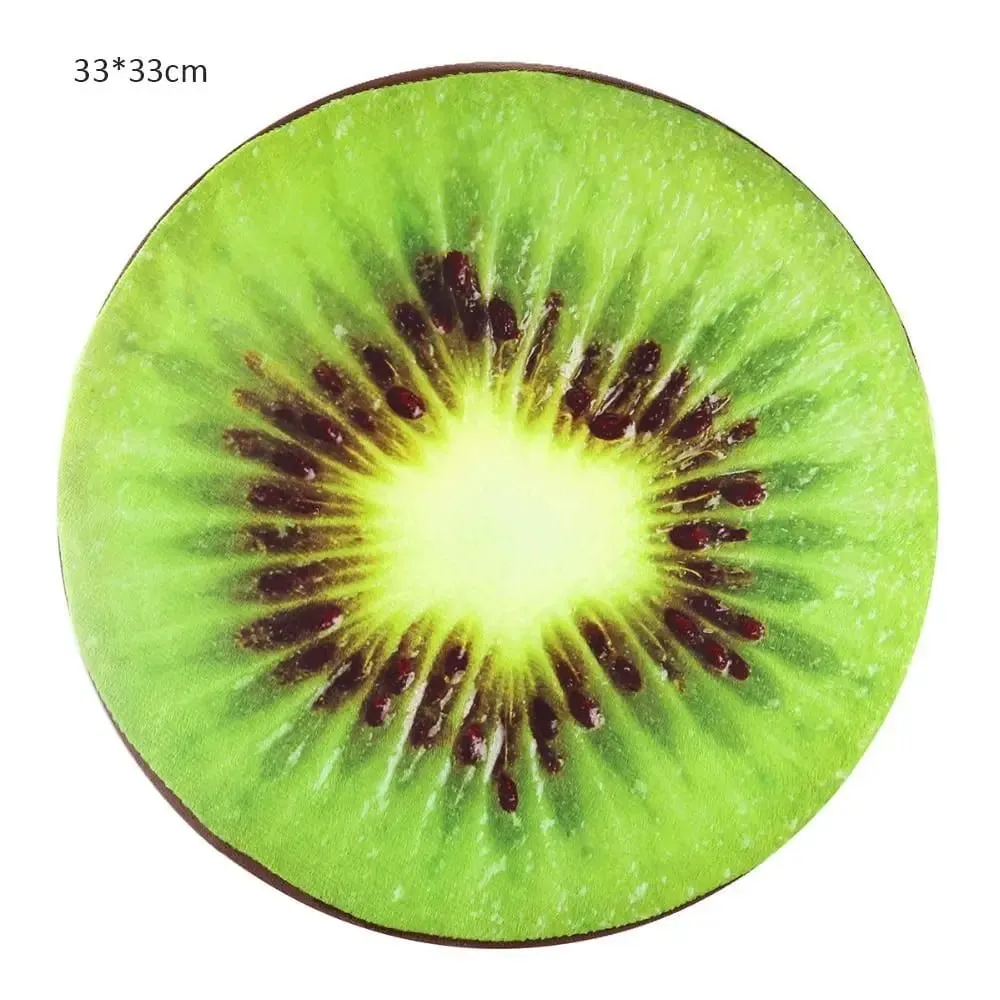 Kindergarten Soft Sofa Pillow Funny Fruit Seat Pads Chair Cushions Seat Pads Round Pillow — image 7