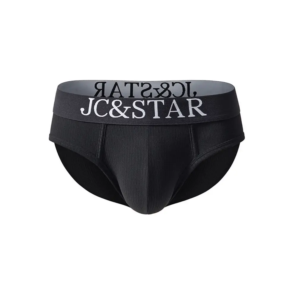 Cuecas masculinas atléticas com design de corte alto, cuecas de algodão com nervuras, conforto esportivo para homens, biquíni deslizante, tanga
