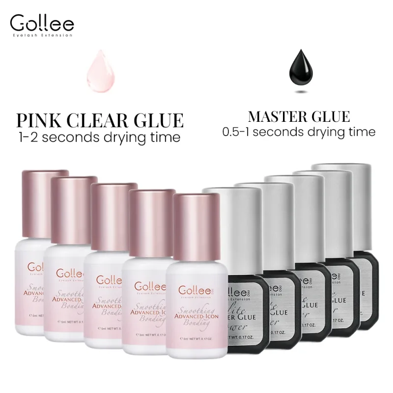 Gollee 0.5-1s Fast Dry Glue for Eyelash Extension Hypoallergenic Lash Extension Glue for Professional Artists Eyelashes Supplies — image 15