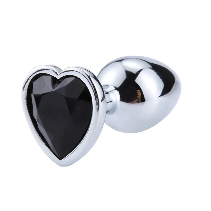 3 Sizes Metal Anal Plug Heart Base Butt Plug for Adults Women Men Couples Stainless Steel S/M/L Diamond Masturbator Sex Toys 18+ — image 13