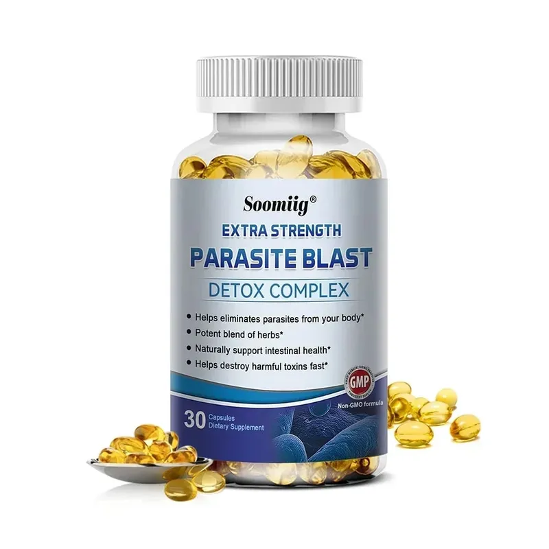 Parasite Express - suplemento natural para a saúde intestinal que limpa o cólon, desintoxica e limpa, aumenta a imunidade do fígado