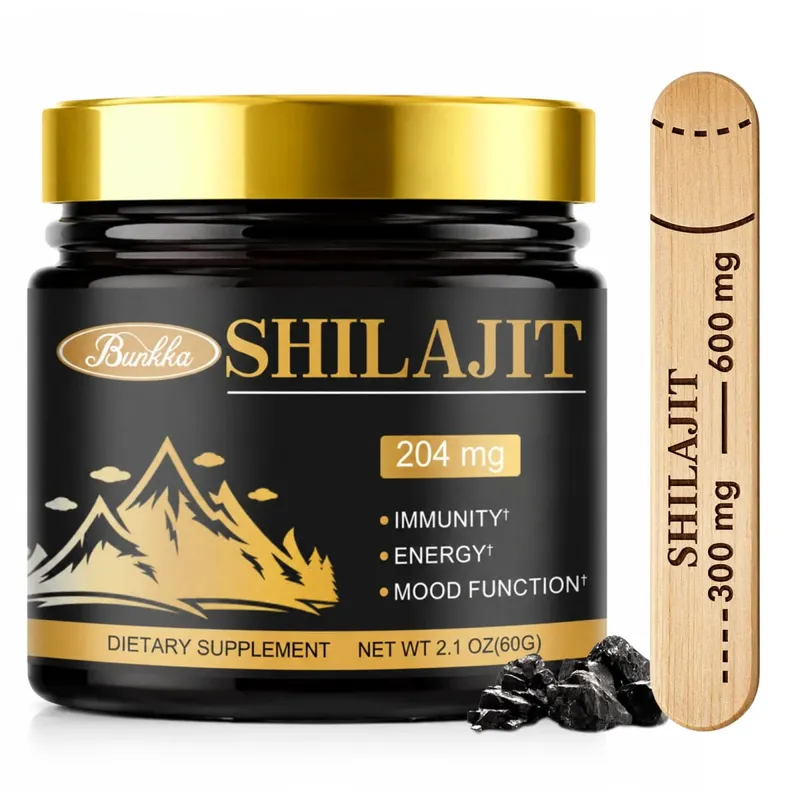 Shilajit Resin Original Pure 100% Himalaya Beauty Health Supplement Non-GMO Brain Memory Cognitive Energy Level Hormonal Balance
