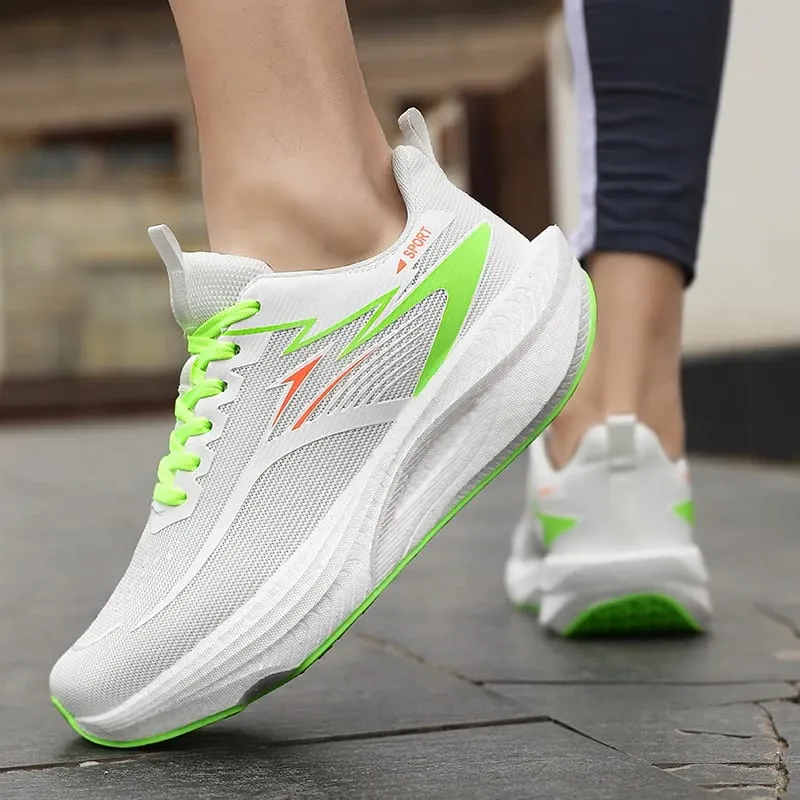 Buty do biegania Męskie codzienne buty z włókna węglowego Maraton sportowe Oddychające Lekkie damskie Wygodne sportowe trampki Antiship Nowość — image 9