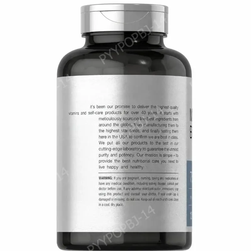 Magnesium Bisglycinate 750mg Capsules Supports Relaxation Muscle Comfort Bone Health 120 Capsules Non GMO Gluten Free — image 4