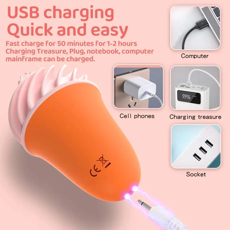 Ice cream shape vibrating masturbator 360 degree wrapping wrap endurance exerciser portable adult sex toy — image 4