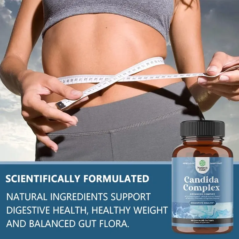 Candida Complex - Probiotika og fordøjelsesenzymer Naturlige ingredienser til at understøtte fordøjelsessundhed og tarmflorabalance — image 4