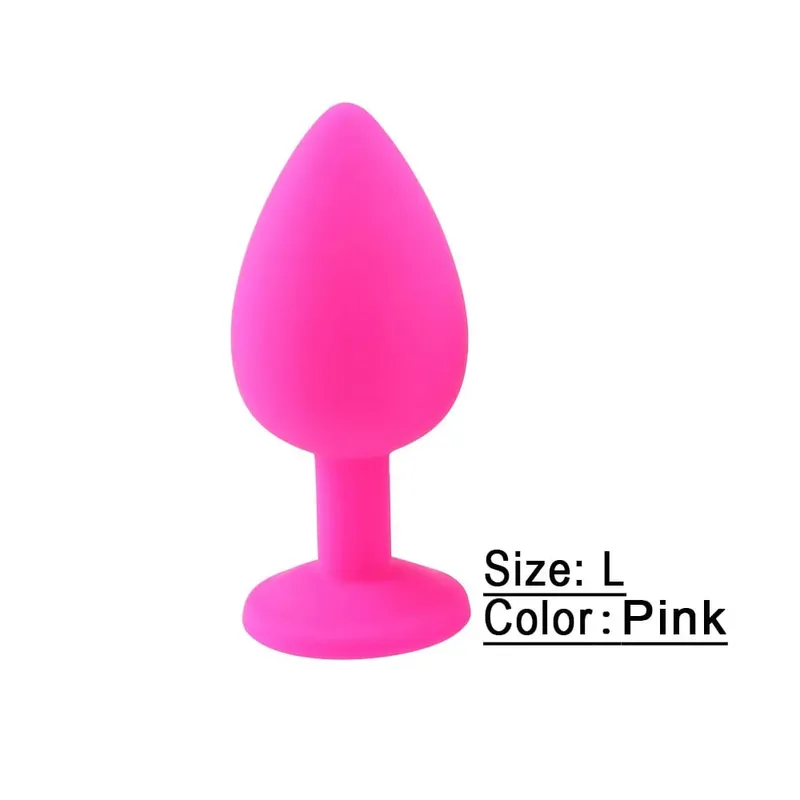 S/M/L Soft silikonový anální kolík Mini Erotický anální kolík Sexuální hračka pro začátečníky Muži Ženy Gay páry Stimulátor prostaty Anální sexuální hračka